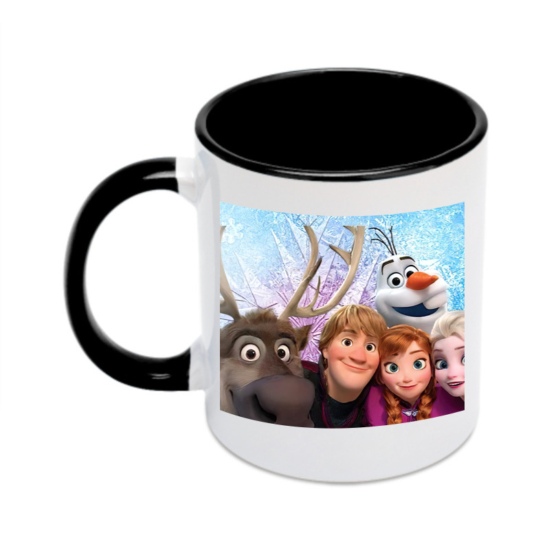 （画像用） アナと雪の女王 アンナ エルサ Frozen Anna Elsa カラーマグカップ