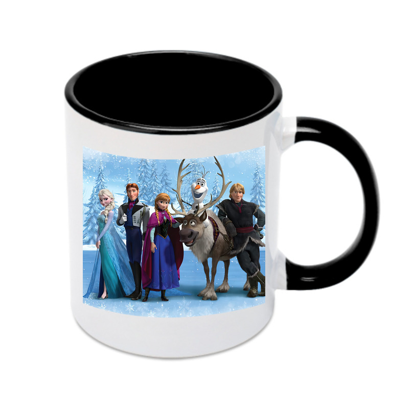 （画像用） アナと雪の女王 アンナ エルサ Frozen Anna Elsa カラーマグカップ