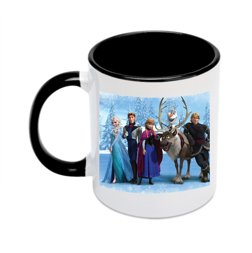 （画像用） アナと雪の女王 アンナ エルサ Frozen Anna Elsa カラーマグカップ