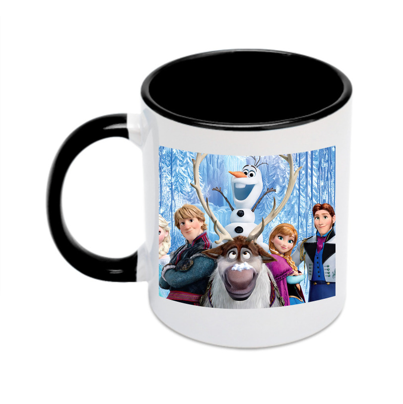 （画像用） アナと雪の女王 アンナ エルサ Frozen Anna Elsa カラーマグカップ