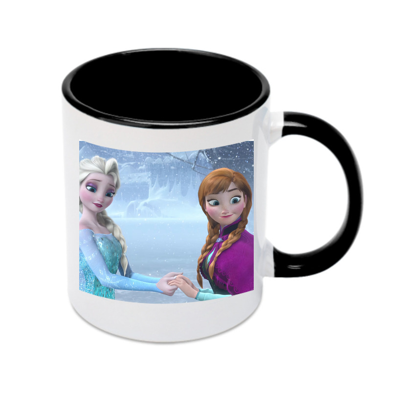 （画像用） アナと雪の女王 アンナ エルサ Frozen Anna Elsa カラーマグカップ