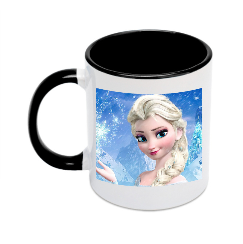 （画像用） アナと雪の女王 アンナ エルサ Frozen Anna Elsa カラーマグカップ