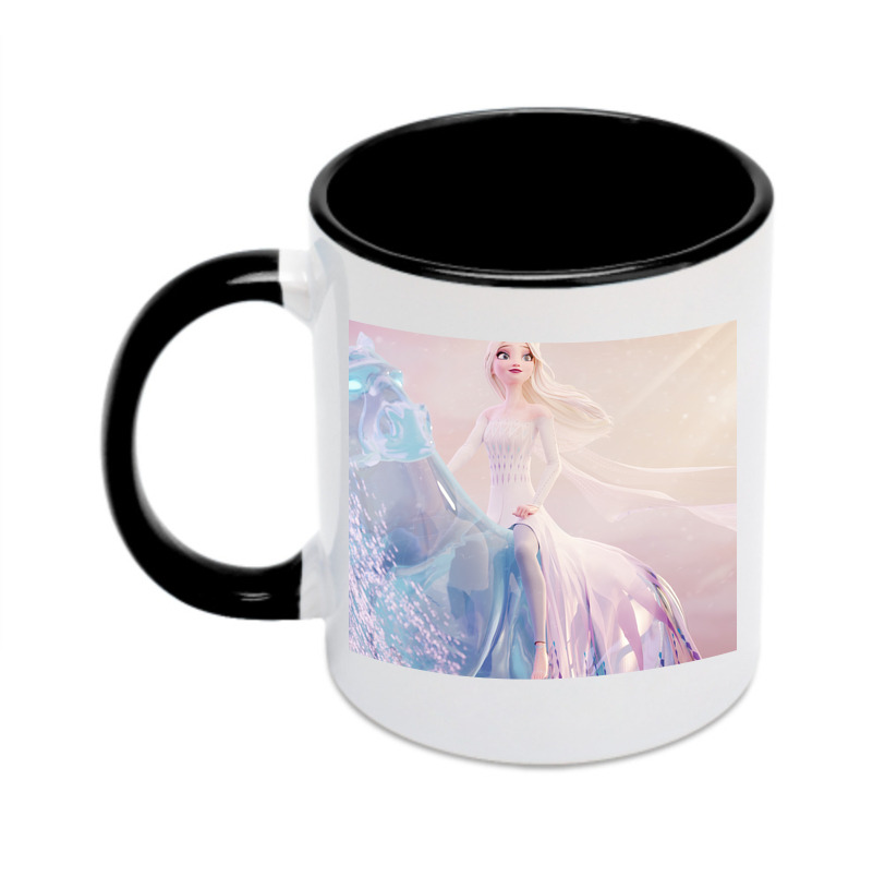 （画像用） アナと雪の女王 アンナ エルサ Frozen Anna Elsa カラーマグカップ
