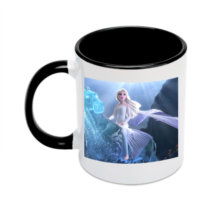 （画像用） アナと雪の女王 アンナ エルサ Frozen Anna Elsa カラーマグカップ