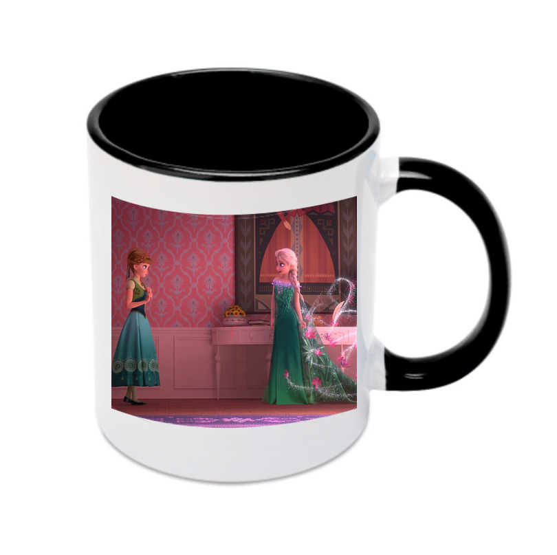 （画像用） アナと雪の女王 アンナ エルサ Frozen Anna Elsa カラーマグカップ