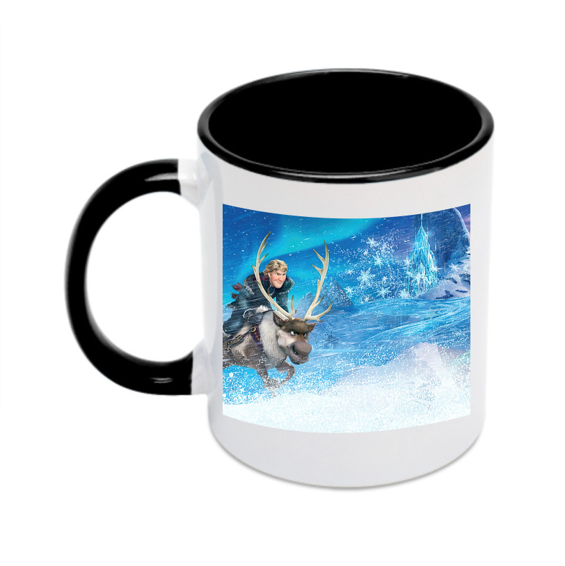 （画像用） アナと雪の女王 アンナ エルサ Frozen Anna Elsa カラーマグカップ