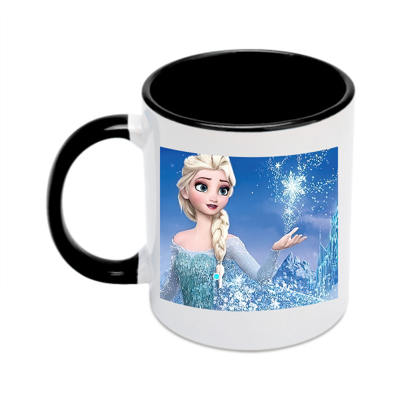（画像用） アナと雪の女王 アンナ エルサ Frozen Anna Elsa カラーマグカップ