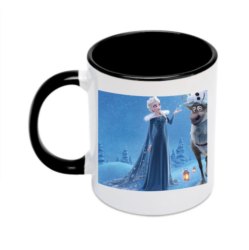 （画像用） アナと雪の女王 アンナ エルサ Frozen Anna Elsa カラーマグカップ