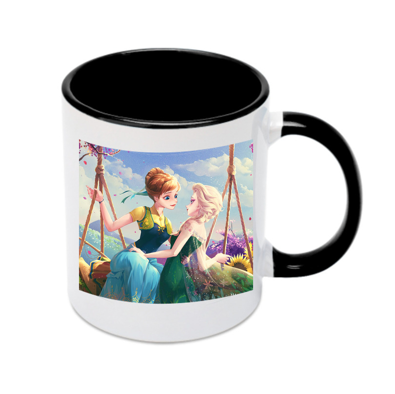 （画像用） アナと雪の女王 アンナ エルサ Frozen Anna Elsa カラーマグカップ