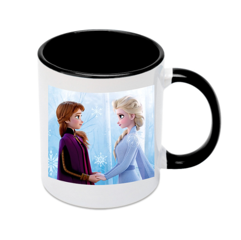 （画像用） アナと雪の女王 アンナ エルサ Frozen Anna Elsa カラーマグカップ