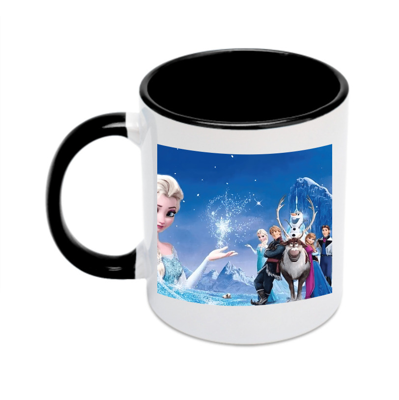 （画像用） アナと雪の女王 アンナ エルサ Frozen Anna Elsa カラーマグカップ