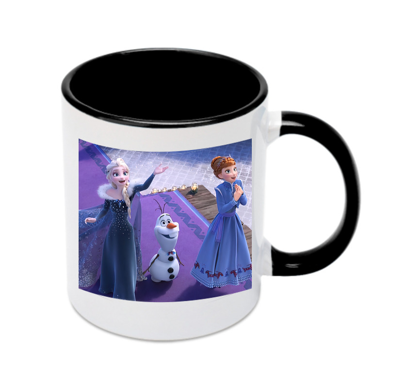 （画像用） アナと雪の女王 アンナ エルサ Frozen Anna Elsa カラーマグカップ