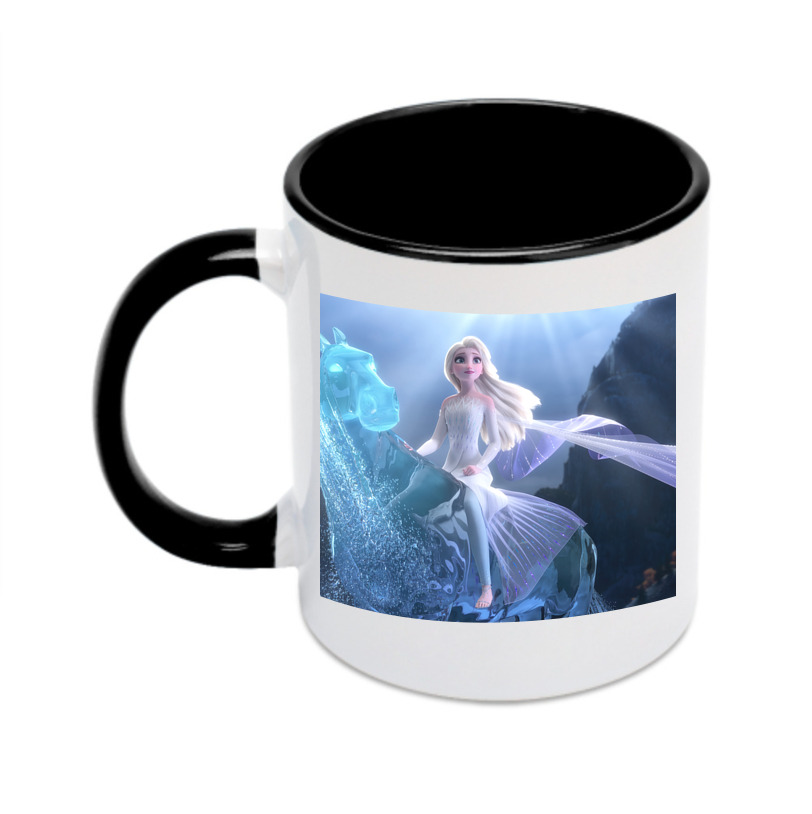 （画像用） アナと雪の女王 アンナ エルサ Frozen Anna Elsa カラーマグカップ