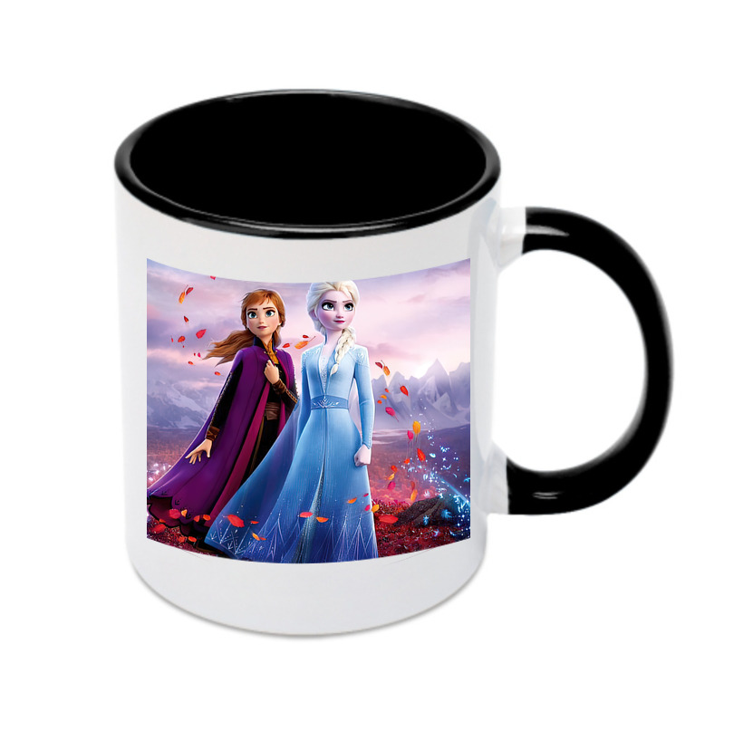 （画像用） アナと雪の女王 アンナ エルサ Frozen Anna Elsa カラーマグカップ