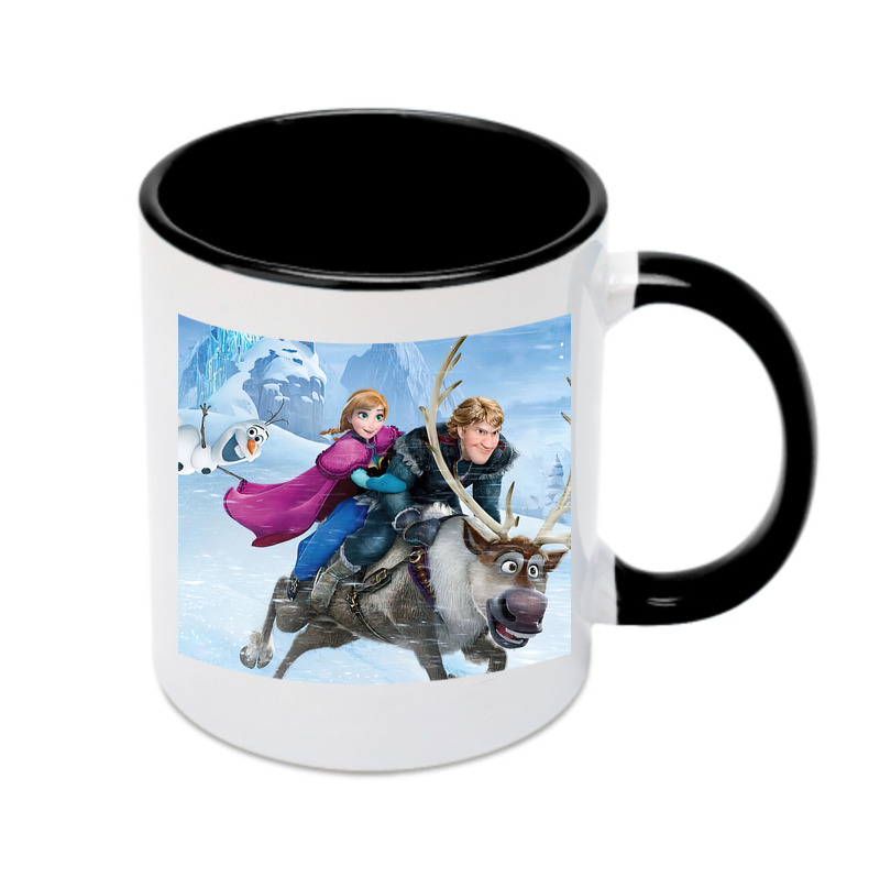 （画像用） アナと雪の女王 アンナ エルサ Frozen Anna Elsa カラーマグカップ