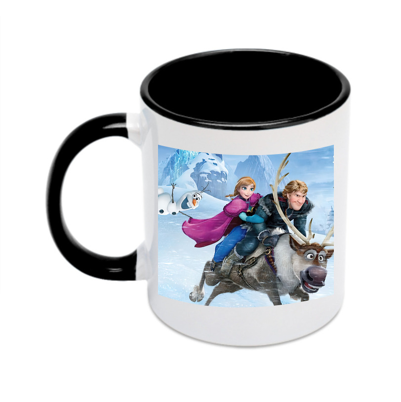 （画像用） アナと雪の女王 アンナ エルサ Frozen Anna Elsa カラーマグカップ