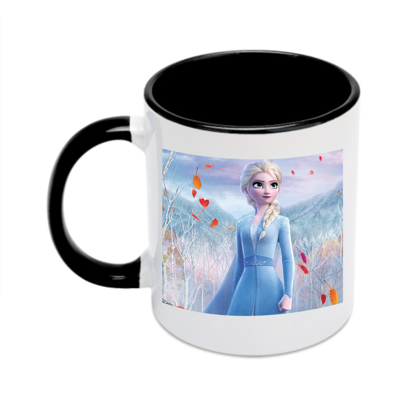 （画像用） アナと雪の女王 アンナ エルサ Frozen Anna Elsa カラーマグカップ