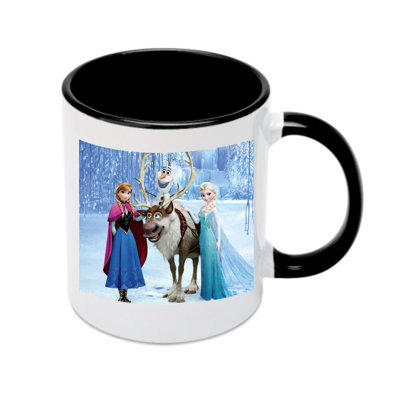（画像用） アナと雪の女王 アンナ エルサ Frozen Anna Elsa カラーマグカップ