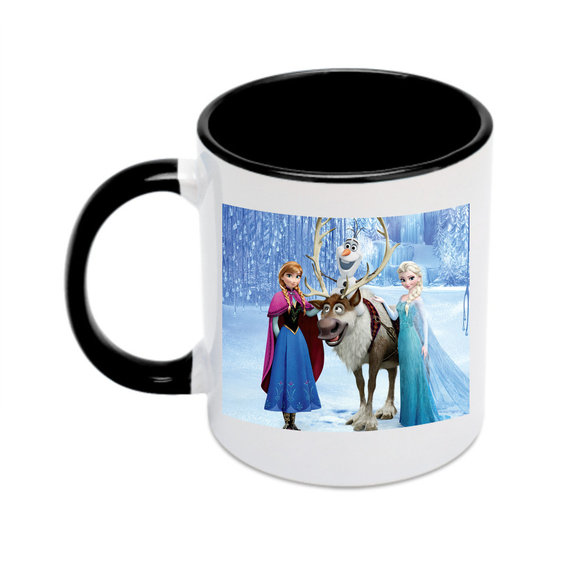 （画像用） アナと雪の女王 アンナ エルサ Frozen Anna Elsa カラーマグカップ
