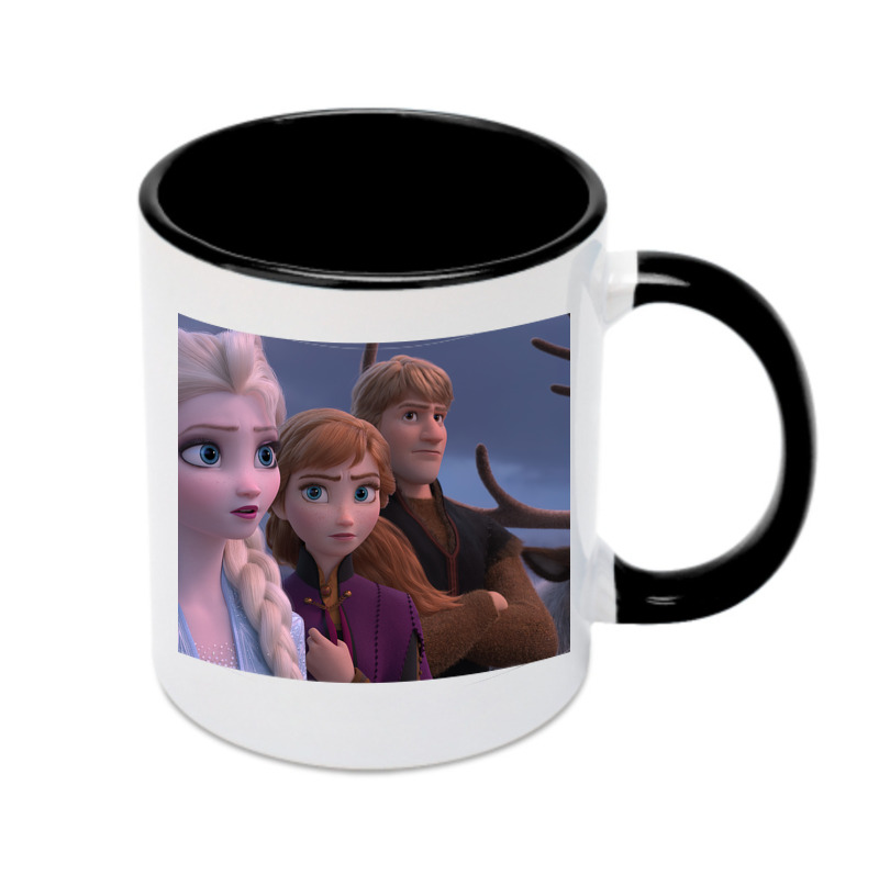 （画像用） アナと雪の女王 アンナ エルサ Frozen Anna Elsa カラーマグカップ