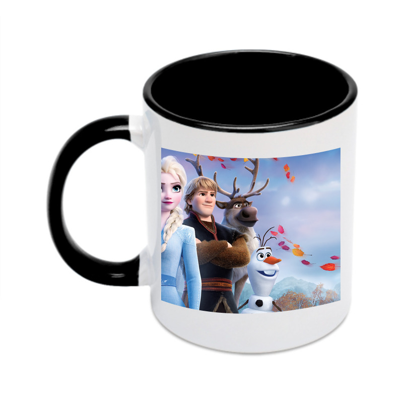 （画像用） アナと雪の女王 アンナ エルサ Frozen Anna Elsa カラーマグカップ