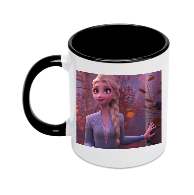 （画像用） アナと雪の女王 アンナ エルサ Frozen Anna Elsa カラーマグカップ