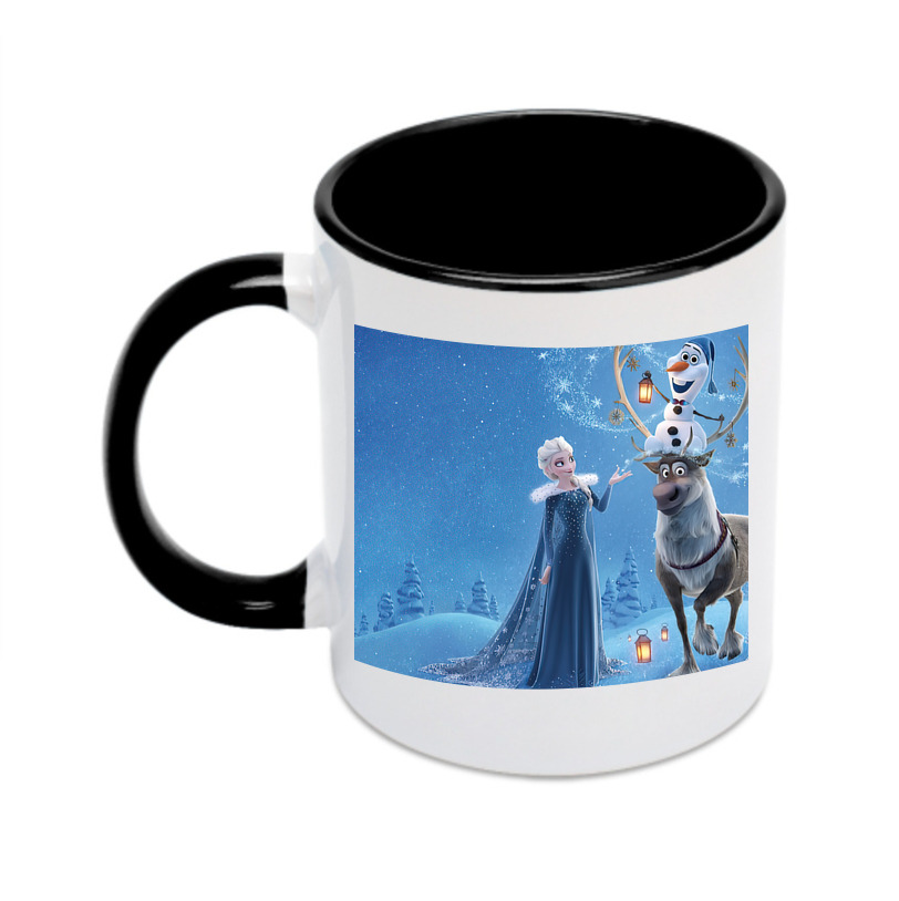 （画像用） アナと雪の女王 アンナ エルサ Frozen Anna Elsa カラーマグカップ