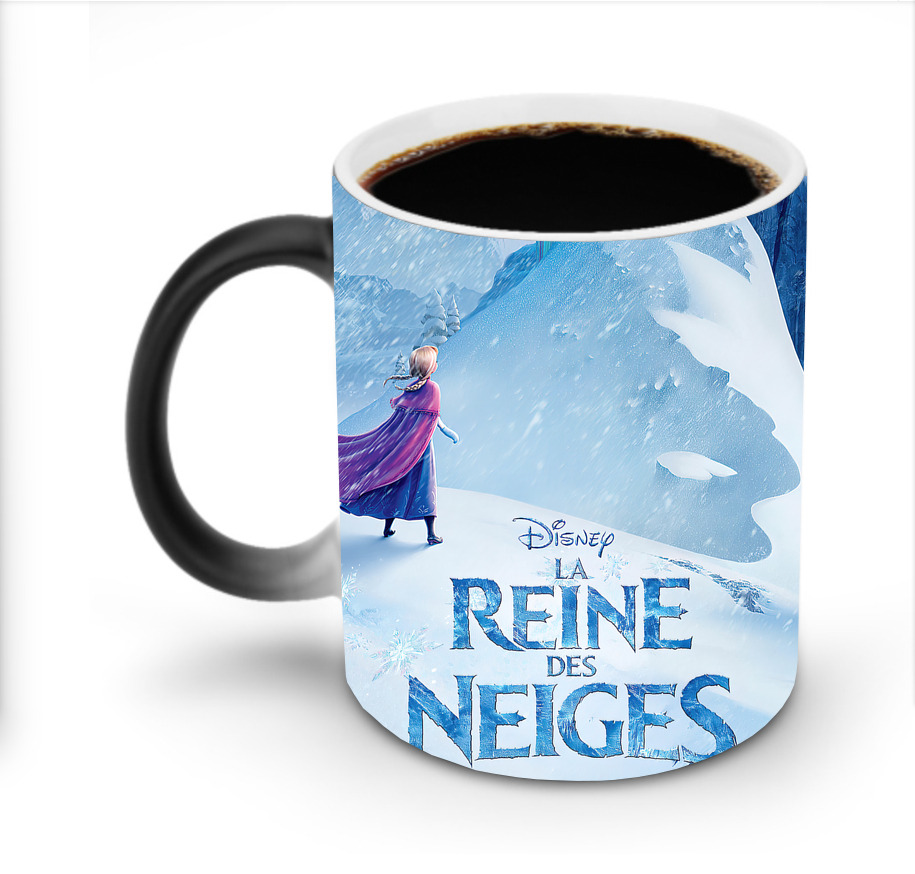（画像用） アナと雪の女王 アンナ エルサ Frozen Anna Elsa 温度変色マグカップ