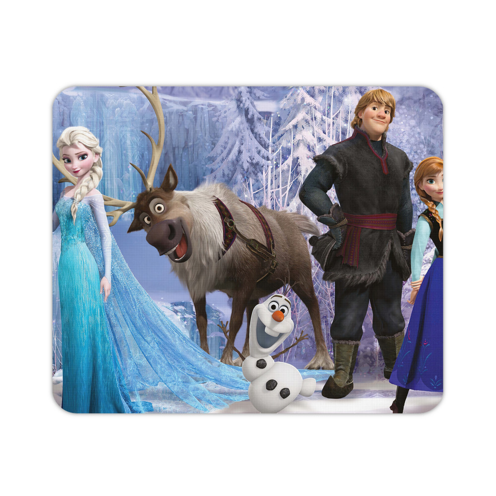 （画像用） アナと雪の女王 アンナ エルサ Frozen Anna Elsa マウスパッド ステッチ加工 ラバー素材 防水 滑り止め 超薄型 ゲーミング/オフィス対応