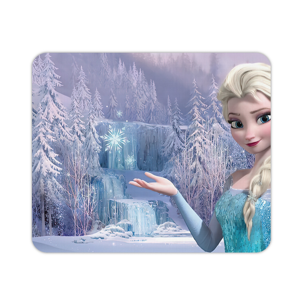 （画像用） アナと雪の女王 アンナ エルサ Frozen Anna Elsa マウスパッド ステッチ加工 ラバー素材 防水 滑り止め 超薄型 ゲーミング/オフィス対応