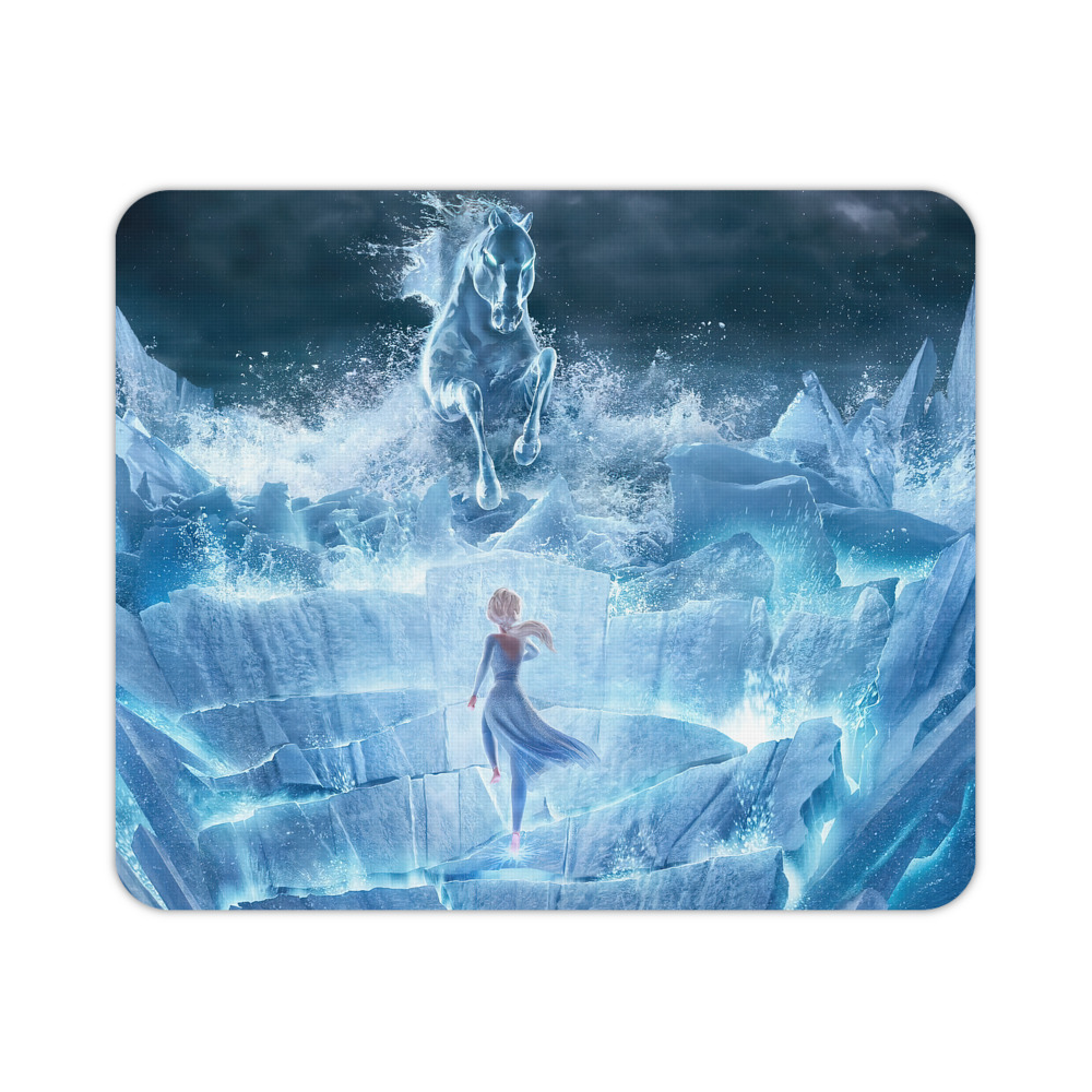 （画像用） アナと雪の女王 アンナ エルサ Frozen Anna Elsa マウスパッド ステッチ加工 ラバー素材 防水 滑り止め 超薄型 ゲーミング/オフィス対応