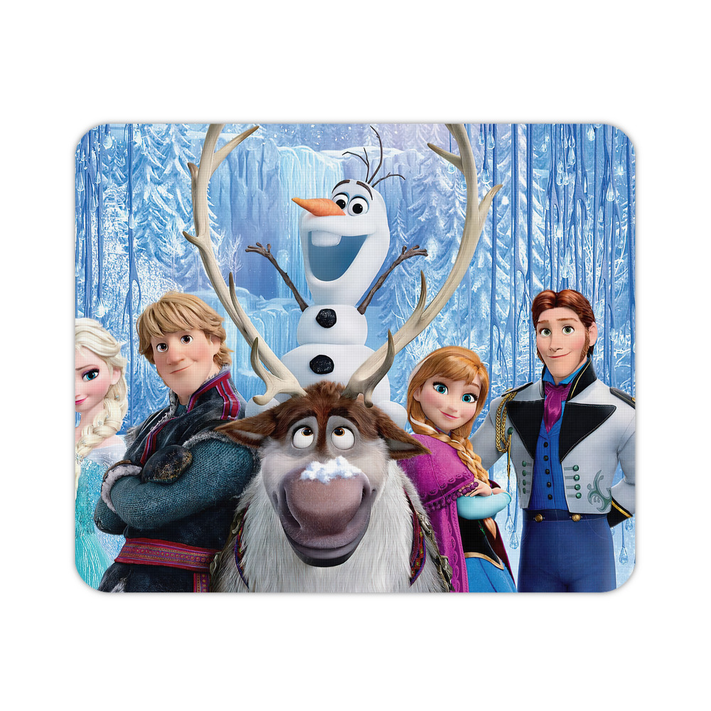 （画像用） アナと雪の女王 アンナ エルサ Frozen Anna Elsa マウスパッド ステッチ加工 ラバー素材 防水 滑り止め 超薄型 ゲーミング/オフィス対応