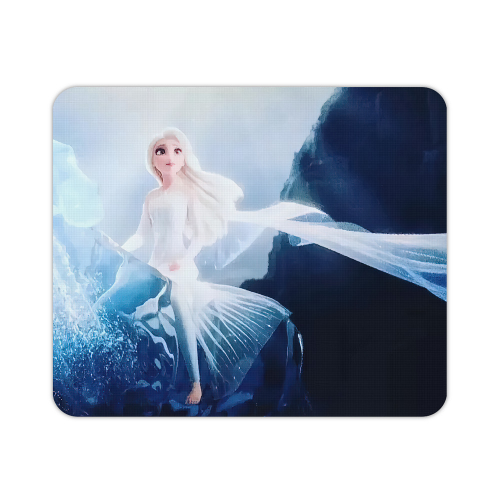 （画像用） アナと雪の女王 アンナ エルサ Frozen Anna Elsa マウスパッド ステッチ加工 ラバー素材 防水 滑り止め 超薄型 ゲーミング/オフィス対応