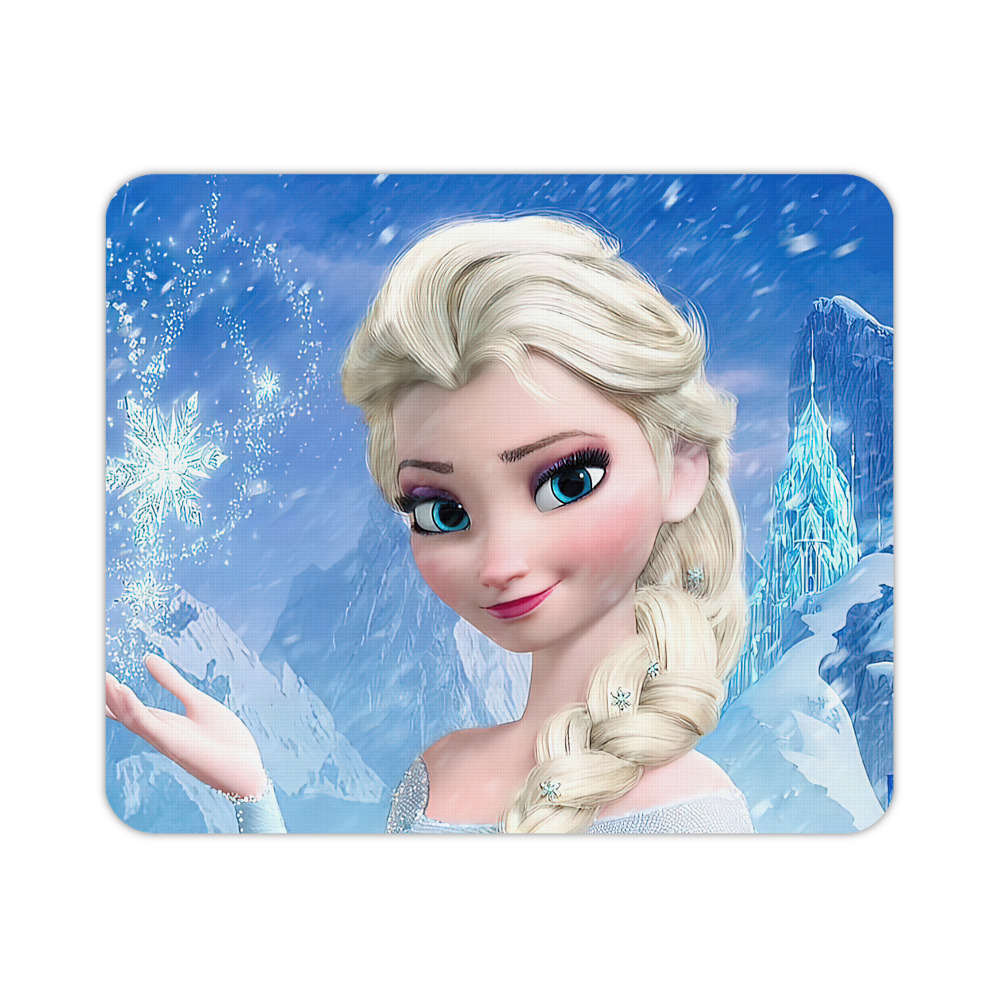 （画像用） アナと雪の女王 アンナ エルサ Frozen Anna Elsa マウスパッド ステッチ加工 ラバー素材 防水 滑り止め 超薄型 ゲーミング/オフィス対応