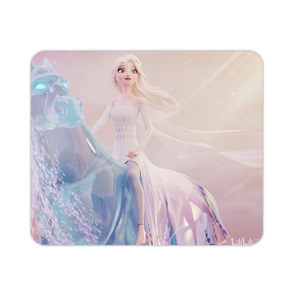 （画像用） アナと雪の女王 アンナ エルサ Frozen Anna Elsa マウスパッド ステッチ加工 ラバー素材 防水 滑り止め 超薄型 ゲーミング/オフィス対応