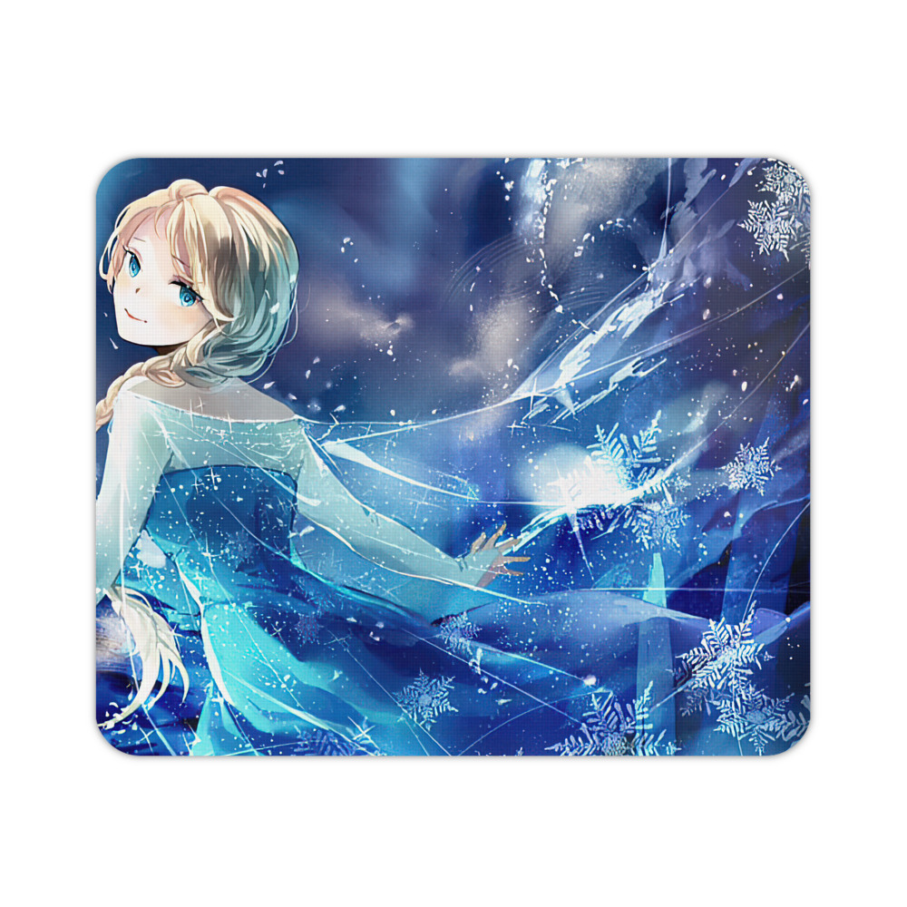 （画像用） アナと雪の女王 アンナ エルサ Frozen Anna Elsa マウスパッド ステッチ加工 ラバー素材 防水 滑り止め 超薄型 ゲーミング/オフィス対応