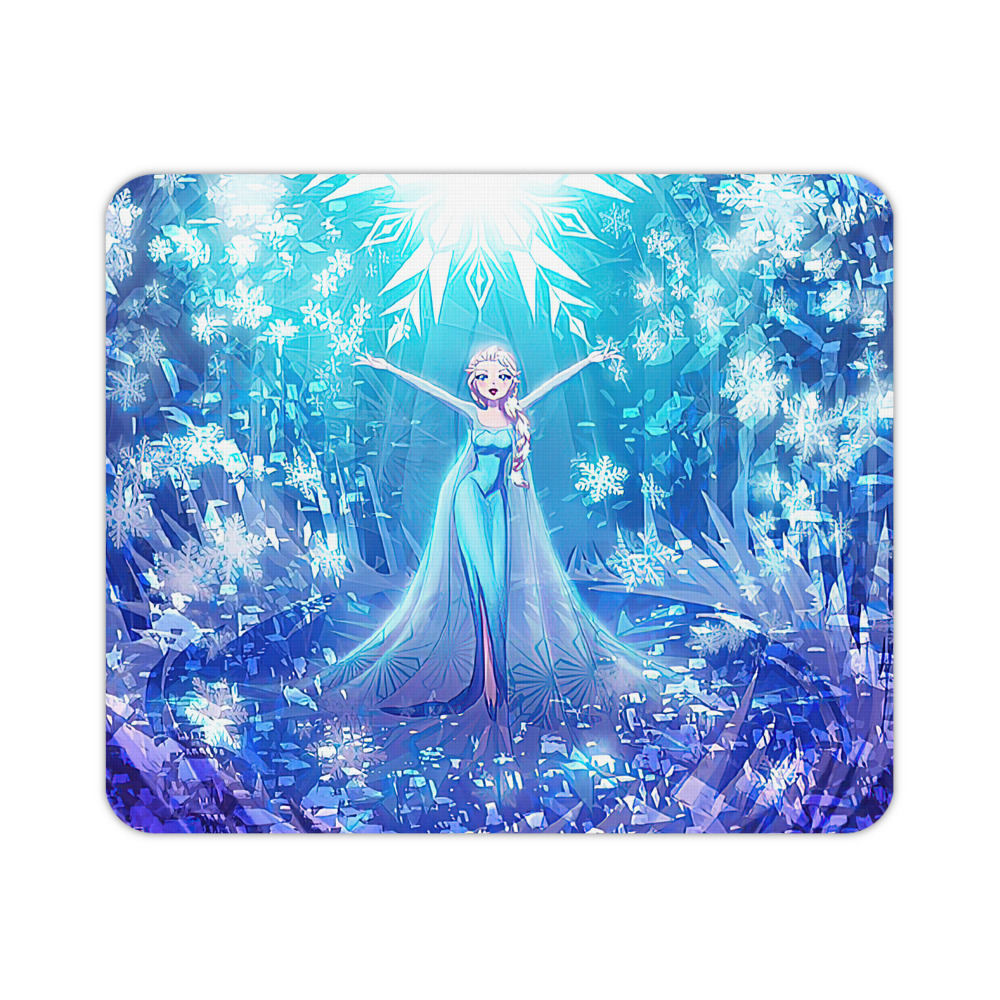 （画像用） アナと雪の女王 アンナ エルサ Frozen Anna Elsa マウスパッド ステッチ加工 ラバー素材 防水 滑り止め 超薄型 ゲーミング/オフィス対応