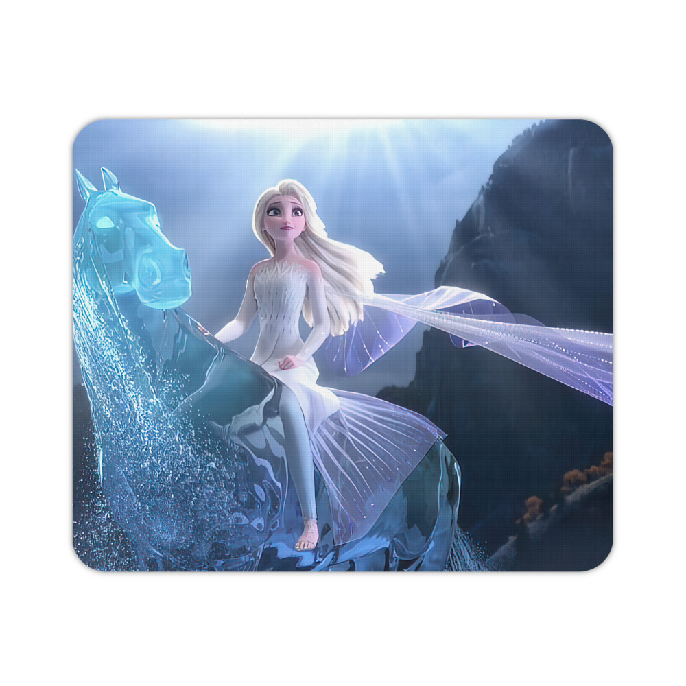 （画像用） アナと雪の女王 アンナ エルサ Frozen Anna Elsa マウスパッド ステッチ加工 ラバー素材 防水 滑り止め 超薄型 ゲーミング/オフィス対応