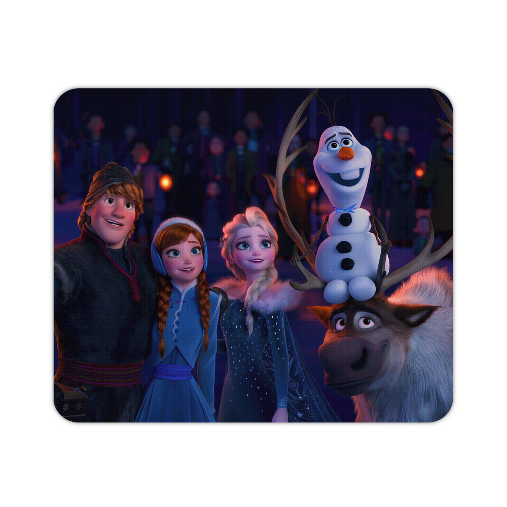 （画像用） アナと雪の女王 アンナ エルサ Frozen Anna Elsa マウスパッド ステッチ加工 ラバー素材 防水 滑り止め 超薄型 ゲーミング/オフィス対応