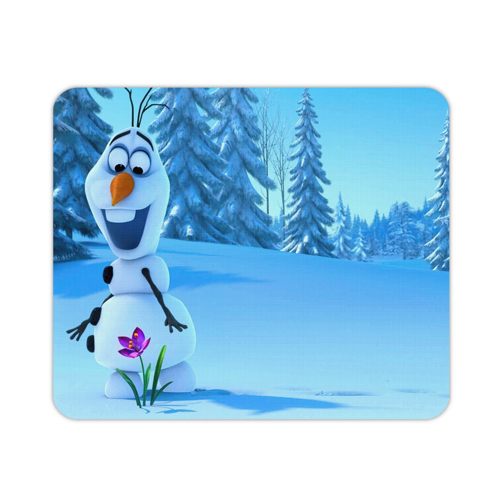 （画像用） アナと雪の女王 アンナ エルサ Frozen Anna Elsa マウスパッド ステッチ加工 ラバー素材 防水 滑り止め 超薄型 ゲーミング/オフィス対応