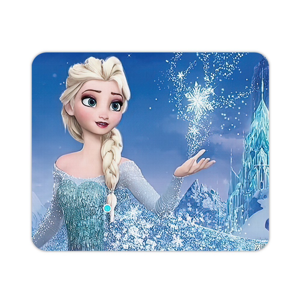 （画像用） アナと雪の女王 アンナ エルサ Frozen Anna Elsa マウスパッド ステッチ加工 ラバー素材 防水 滑り止め 超薄型 ゲーミング/オフィス対応