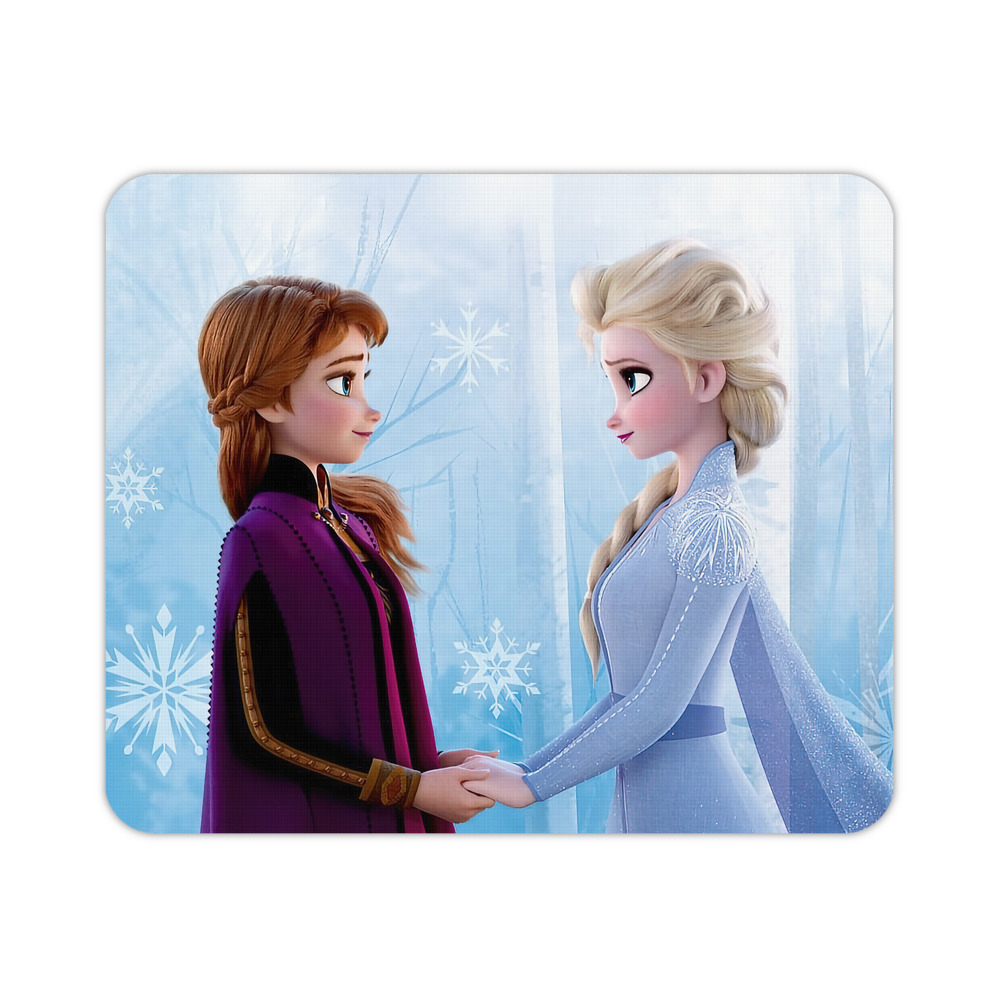 （画像用） アナと雪の女王 アンナ エルサ Frozen Anna Elsa マウスパッド ステッチ加工 ラバー素材 防水 滑り止め 超薄型 ゲーミング/オフィス対応