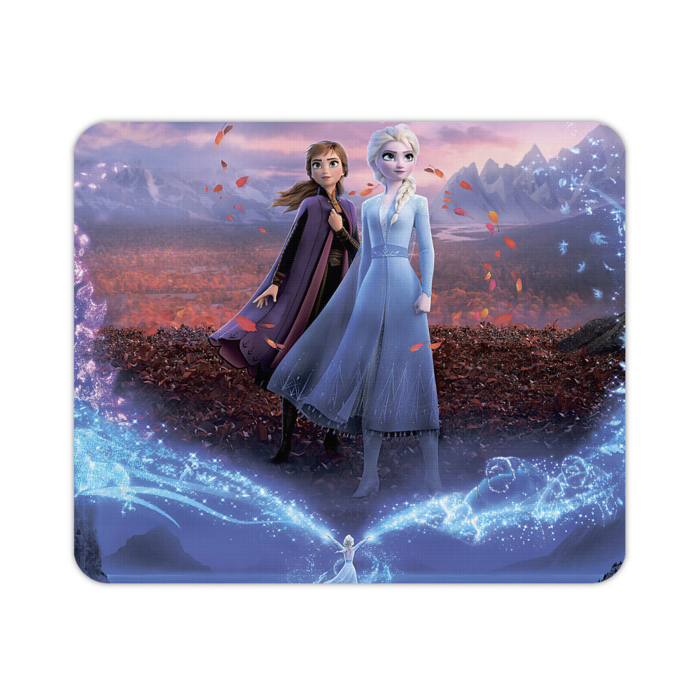 （画像用） アナと雪の女王 アンナ エルサ Frozen Anna Elsa マウスパッド ステッチ加工 ラバー素材 防水 滑り止め 超薄型 ゲーミング/オフィス対応