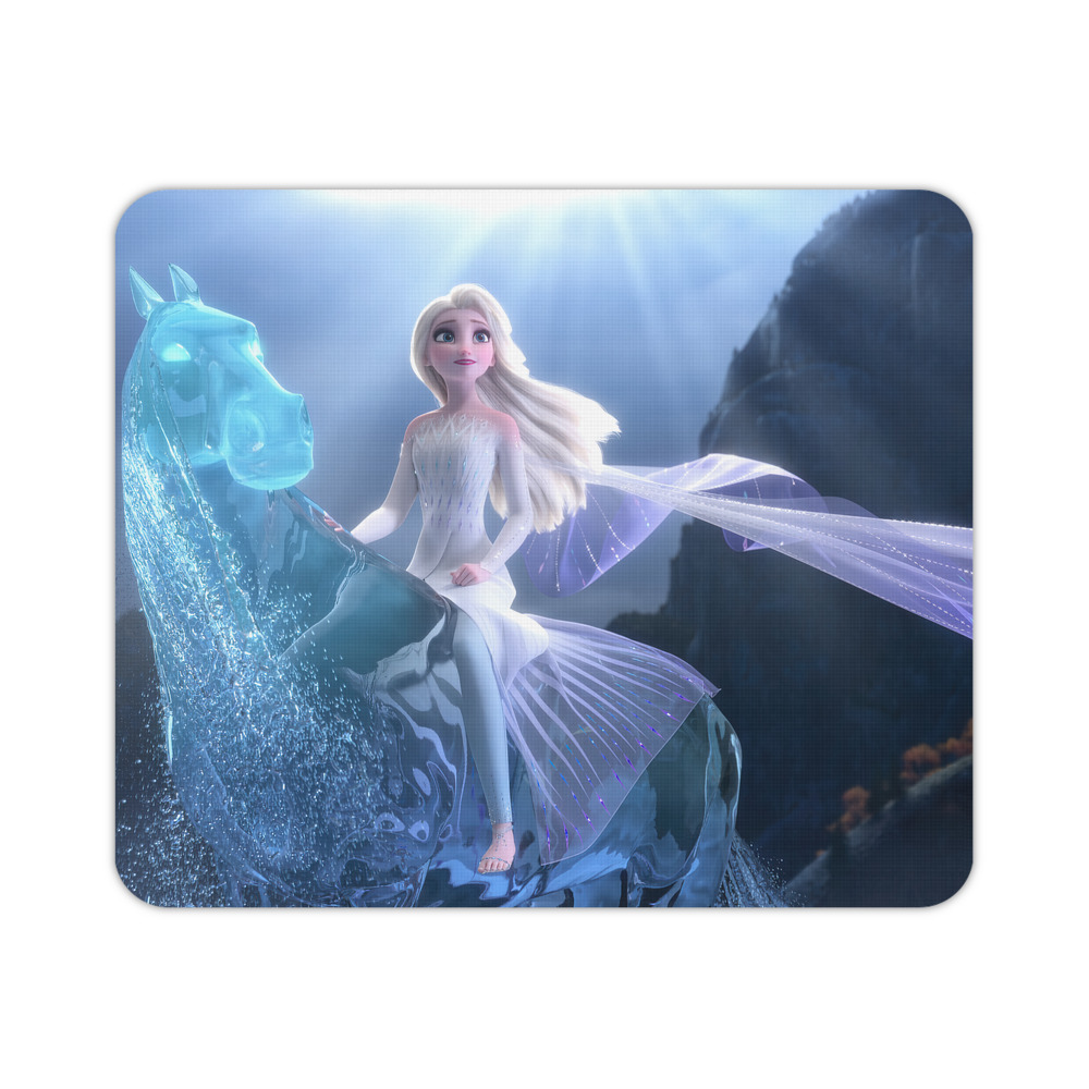 （画像用） アナと雪の女王 アンナ エルサ Frozen Anna Elsa マウスパッド ステッチ加工 ラバー素材 防水 滑り止め 超薄型 ゲーミング/オフィス対応