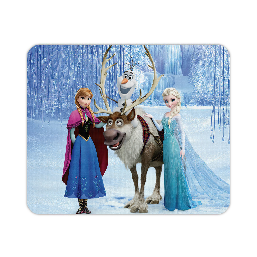 （画像用） アナと雪の女王 アンナ エルサ Frozen Anna Elsa マウスパッド ステッチ加工 ラバー素材 防水 滑り止め 超薄型 ゲーミング/オフィス対応