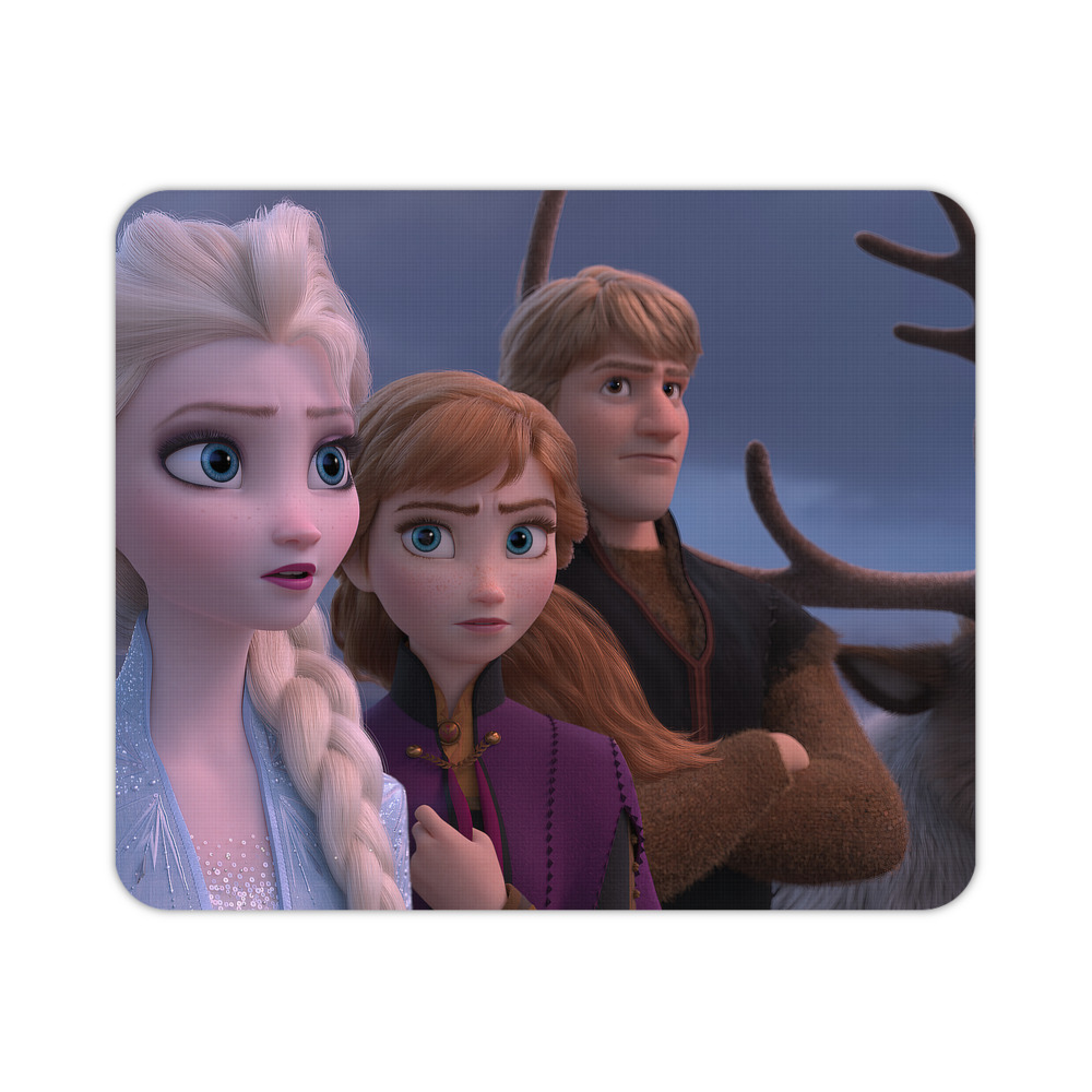 （画像用） アナと雪の女王 アンナ エルサ Frozen Anna Elsa マウスパッド ステッチ加工 ラバー素材 防水 滑り止め 超薄型 ゲーミング/オフィス対応