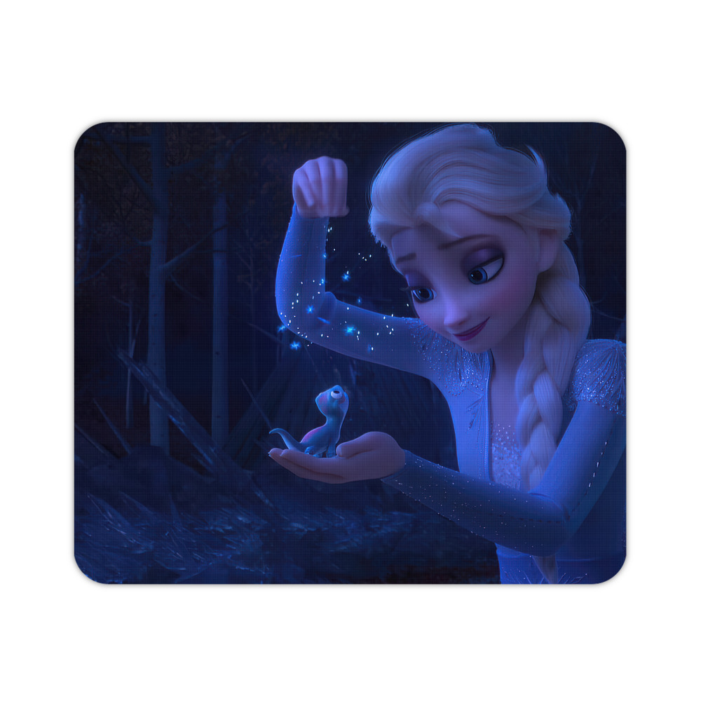 （画像用） アナと雪の女王 アンナ エルサ Frozen Anna Elsa マウスパッド ステッチ加工 ラバー素材 防水 滑り止め 超薄型 ゲーミング/オフィス対応