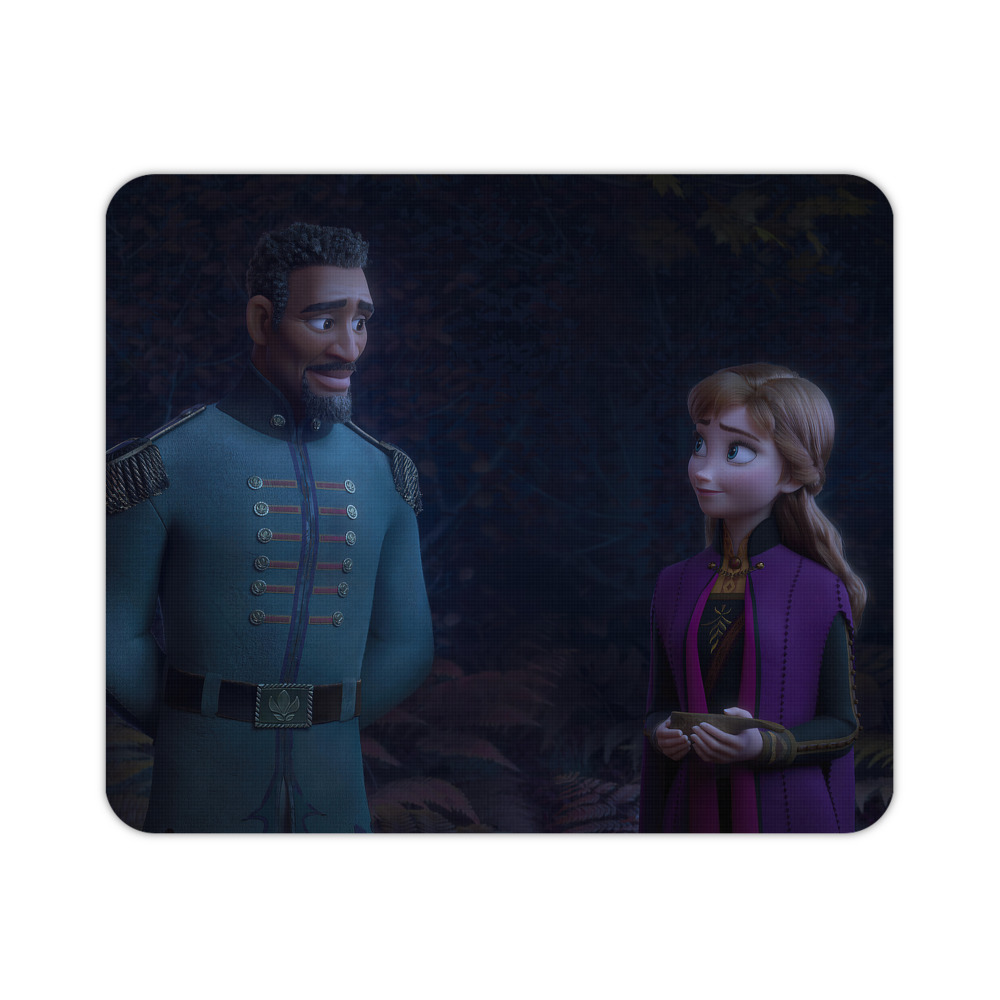 （画像用） アナと雪の女王 アンナ エルサ Frozen Anna Elsa マウスパッド ステッチ加工 ラバー素材 防水 滑り止め 超薄型 ゲーミング/オフィス対応