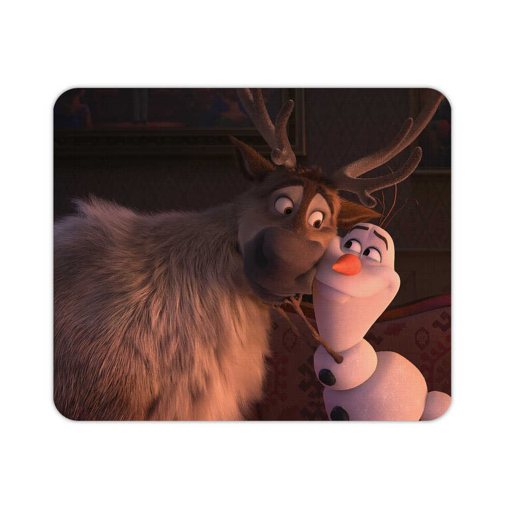 （画像用） アナと雪の女王 アンナ エルサ Frozen Anna Elsa マウスパッド ステッチ加工 ラバー素材 防水 滑り止め 超薄型 ゲーミング/オフィス対応