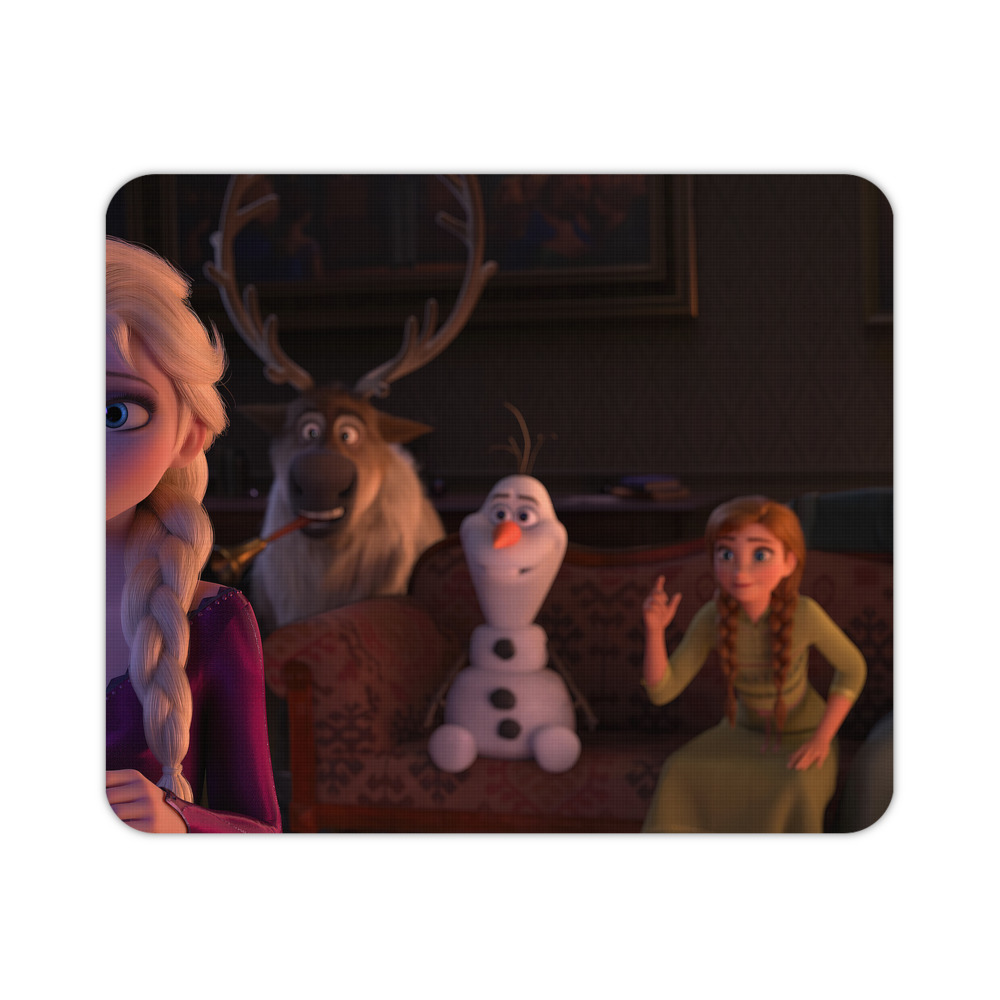 （画像用） アナと雪の女王 アンナ エルサ Frozen Anna Elsa マウスパッド ステッチ加工 ラバー素材 防水 滑り止め 超薄型 ゲーミング/オフィス対応
